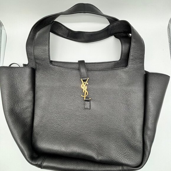LE 5 A 7 BEABEA IN GRAINED DEER LEATHER - BLACK - Picture 1 of 5